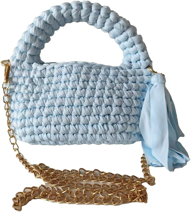 Handwoven Summer Beach Crochet Shoulder Bag 2026 Cute Sea Purse Cotton Boho Tote Handbags for Vac... | Amazon (US)