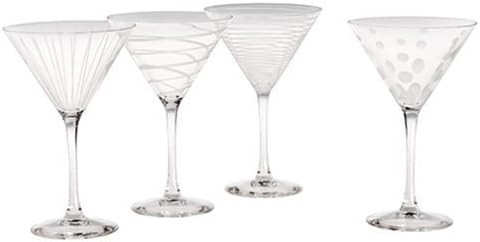 Mikasa Cheers Martini Glass, 10-Ounce, Set of 4 by Mikasa | Amazon (US)