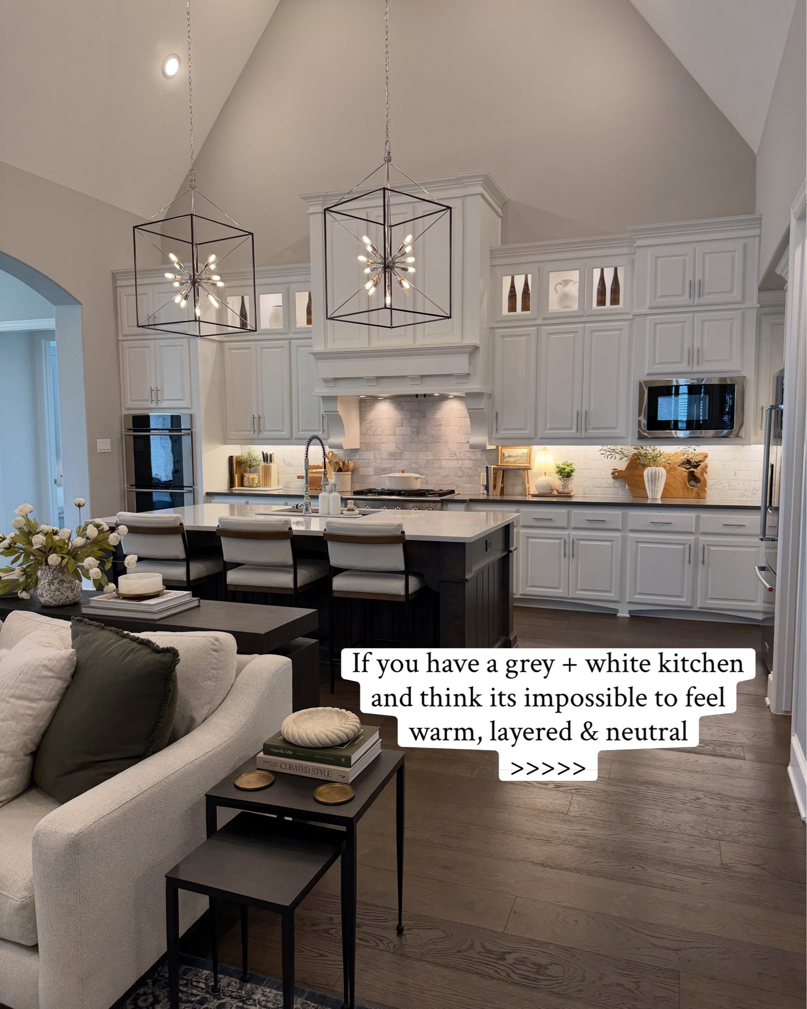 If you have a grey + white kitchen, try adding warm wood tones, woven textures, and brass pieces for a more elevated look🤍

grey kitchen decor, warm neutral kitchen, builder grade kitchen upgrades, kitchen styling ideas, designer inspired kitchen, neutral home decor, Amazon home finds, Walmart home decor

#KitchenDecor #NeutralHome #HomeStyling

#LTKSeasonal #LTKHome #LTKdayinmylife