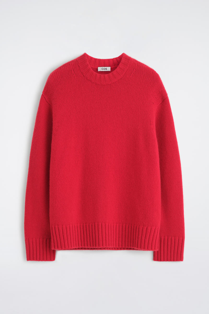 Chunky Cashmere Crew-Neck Jumper | COS UK