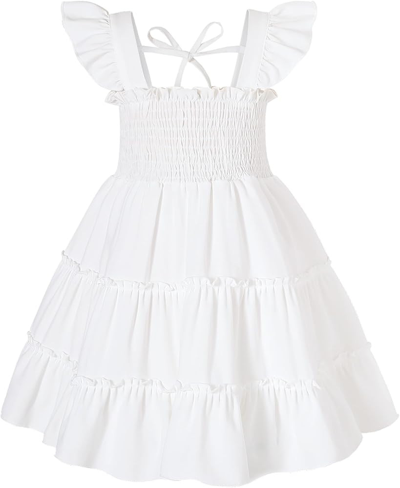 YOUNGER TREE Toddler Girl Dress Kids Sleeveless Ruffle Dresses for Girls Summer Outfits Beach Sun... | Amazon (US)