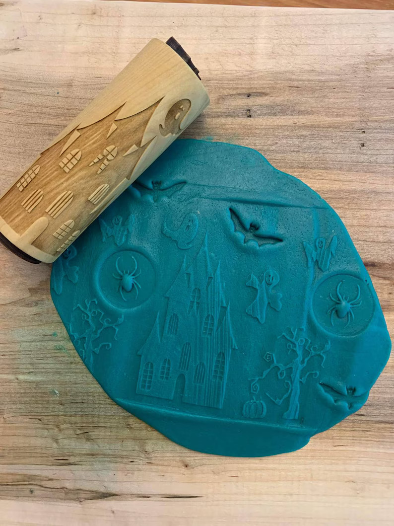 Halloween Play Dough Rollers Halloween Art Set Play Dough - Etsy | Etsy (US)