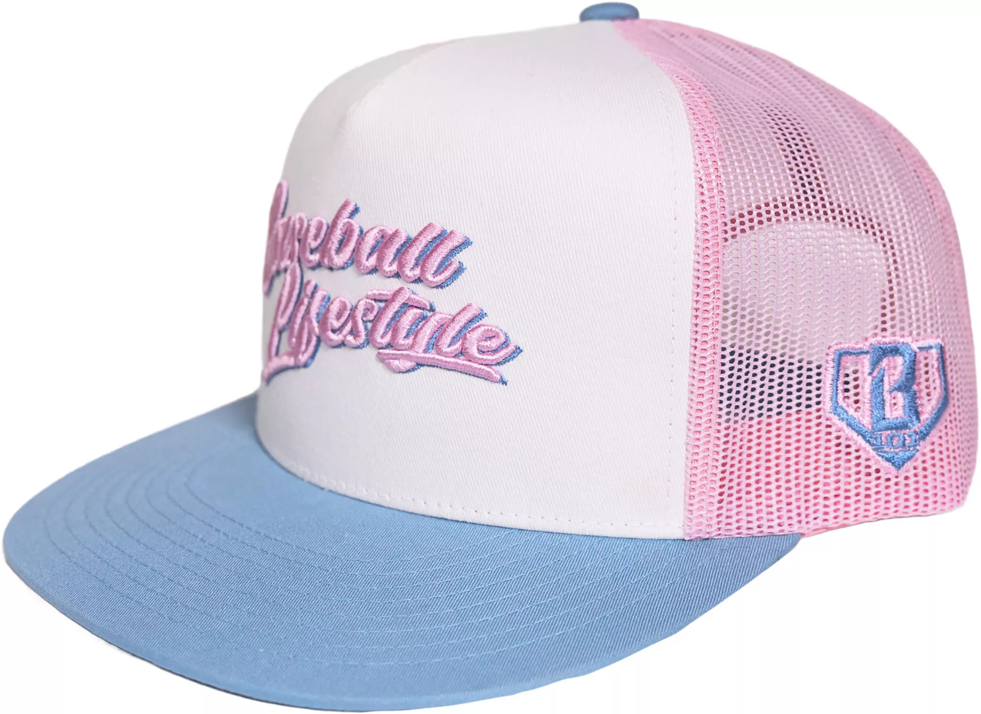 Baseball Lifestyle 101 Signature Off Field Snapback Baseball Hat, Kids, Cotton Candy | DICK'S Sporting Goods