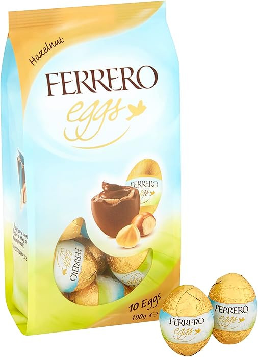 Ferrero Eggs Hazelnut 100 G (10 Eggs) | Amazon (US)