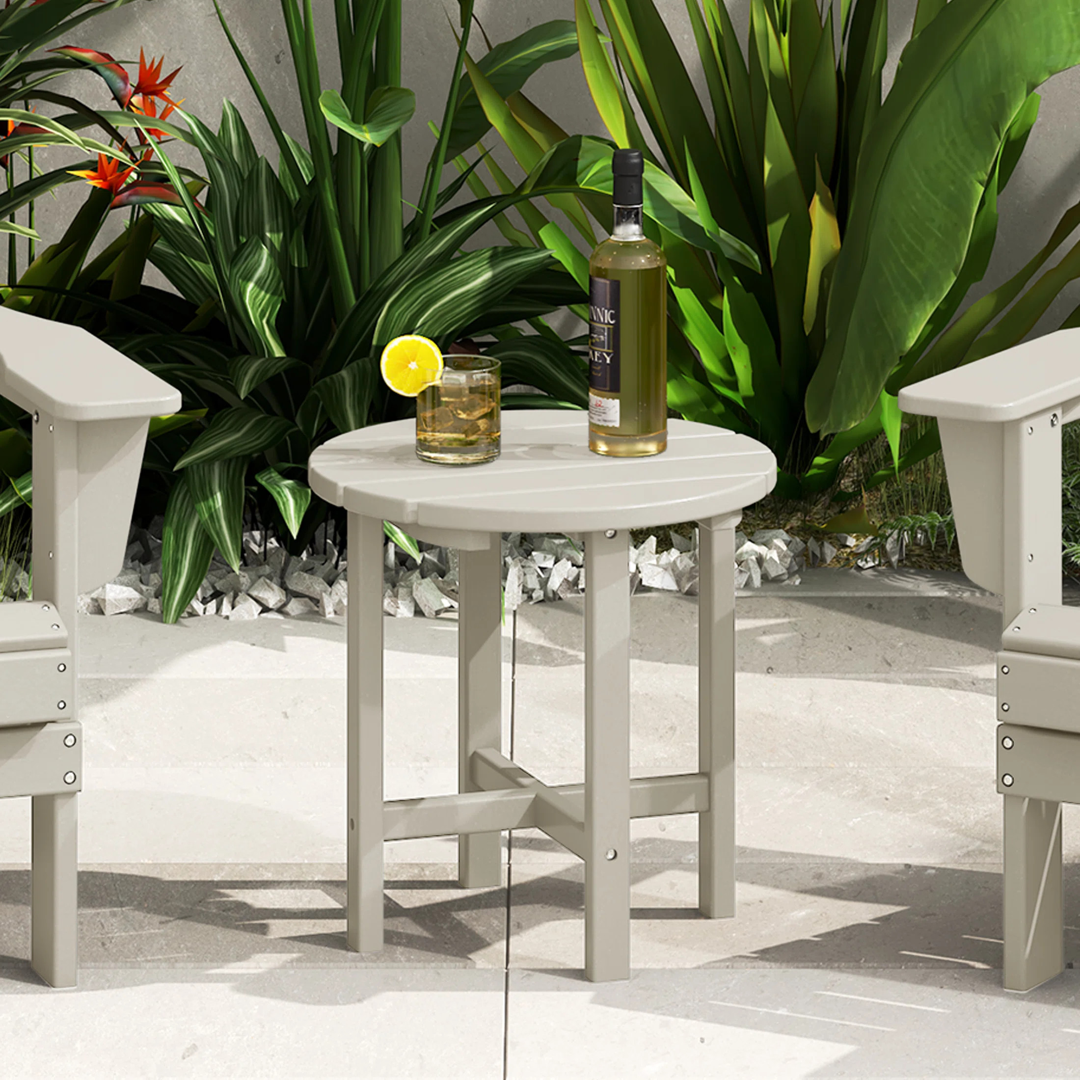 Altura Salvo 18" W Round Outdoor Side Table | Wayfair North America