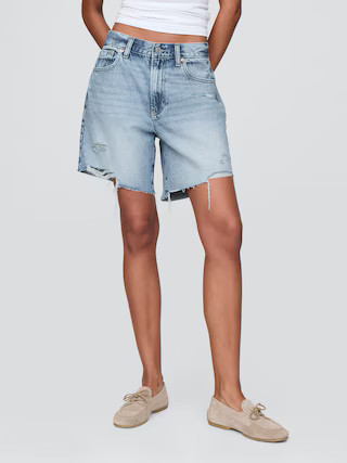 8" Mid Rise '90s Loose Denim Bermuda Shorts | Gap (US)