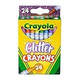 Crayola Glitter Crayons, Back To School Supplies, 24Count, Multi | Amazon (US)