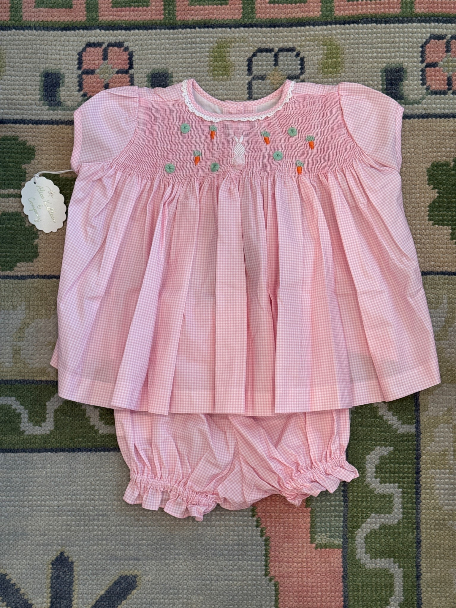 Mail just came and I am dying over this!! 🐰💗 I know exactly what Margot is wearing to our Easter egg hunt this year. It is even cuter in person. The sweetest little smocked set with the best details. It also comes in big girl and baby boy and the entire Alice Kathleen Easter collection is so good!!

#LTKKids #LTKBaby #LTKSeasonal