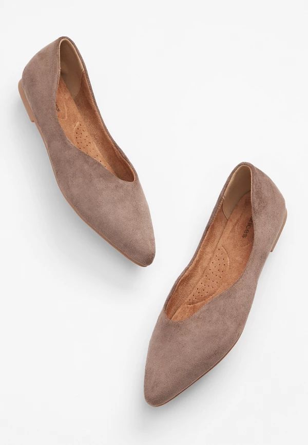 Tia Pointed Toe Flat | Maurices