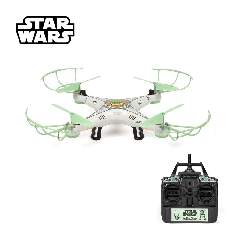 Star Wars The Mandalorian Grogu Baby Yoda 2.4GHz 4.5CH RC Quadcopter Drone | Walmart (US)