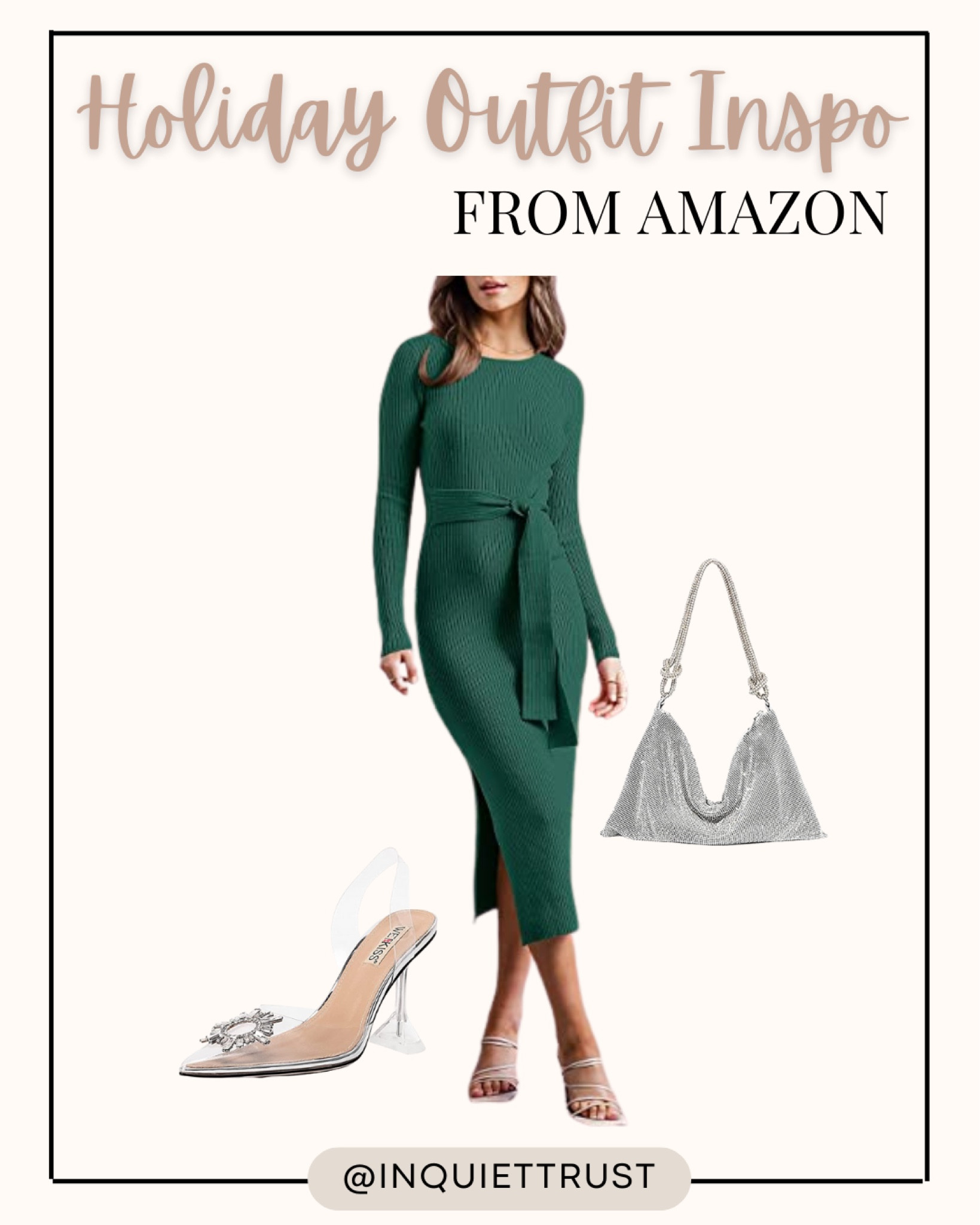 Cute holiday outfit idea! All from Amazon

#holidaylook #holidaydress #outfitinspo #amazonfashion

#LTKHoliday #LTKstyletip #LTKshoecrush