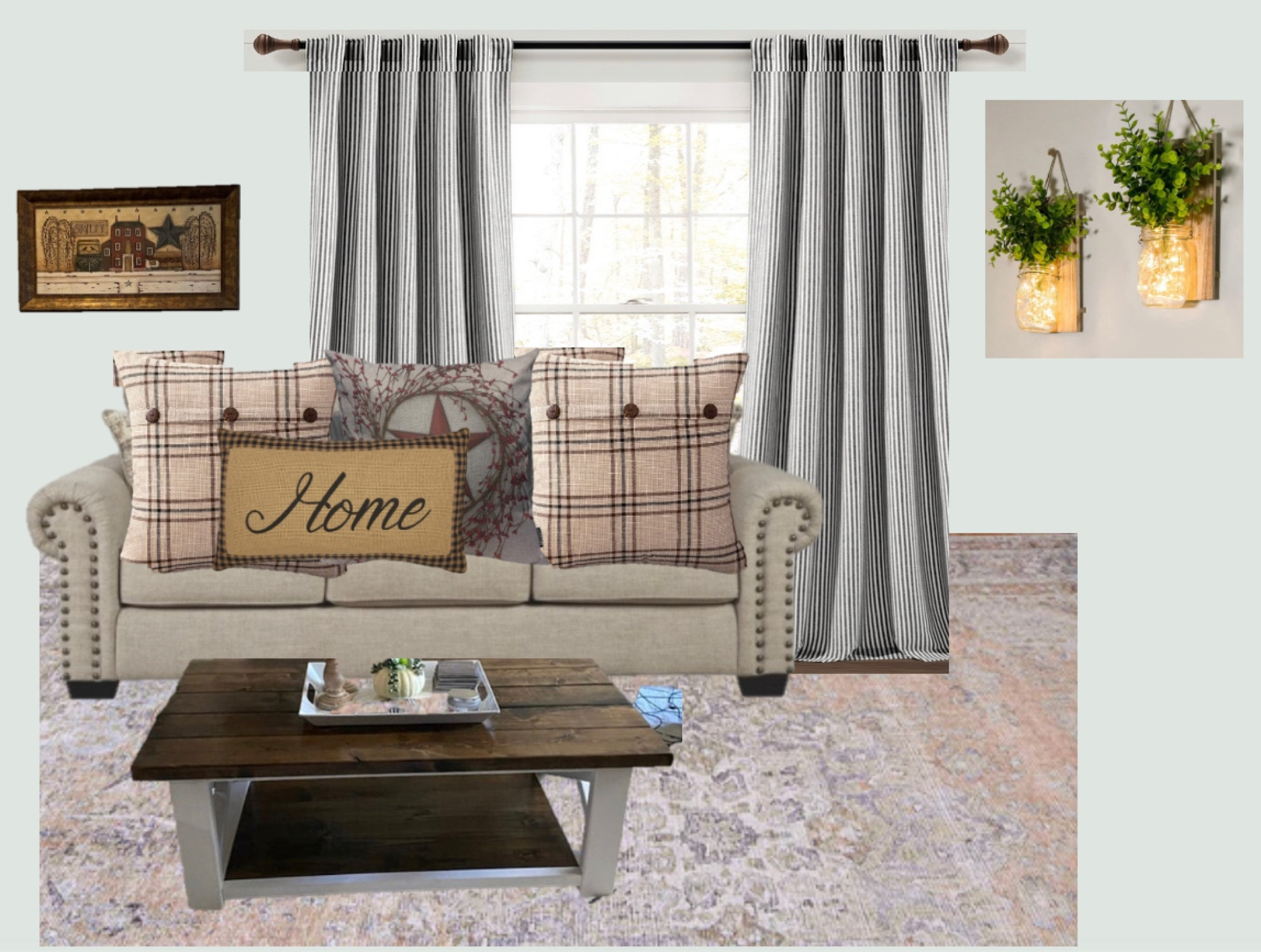 Country living room - client project 

#LTKunder50 #LTKunder100 #LTKhome