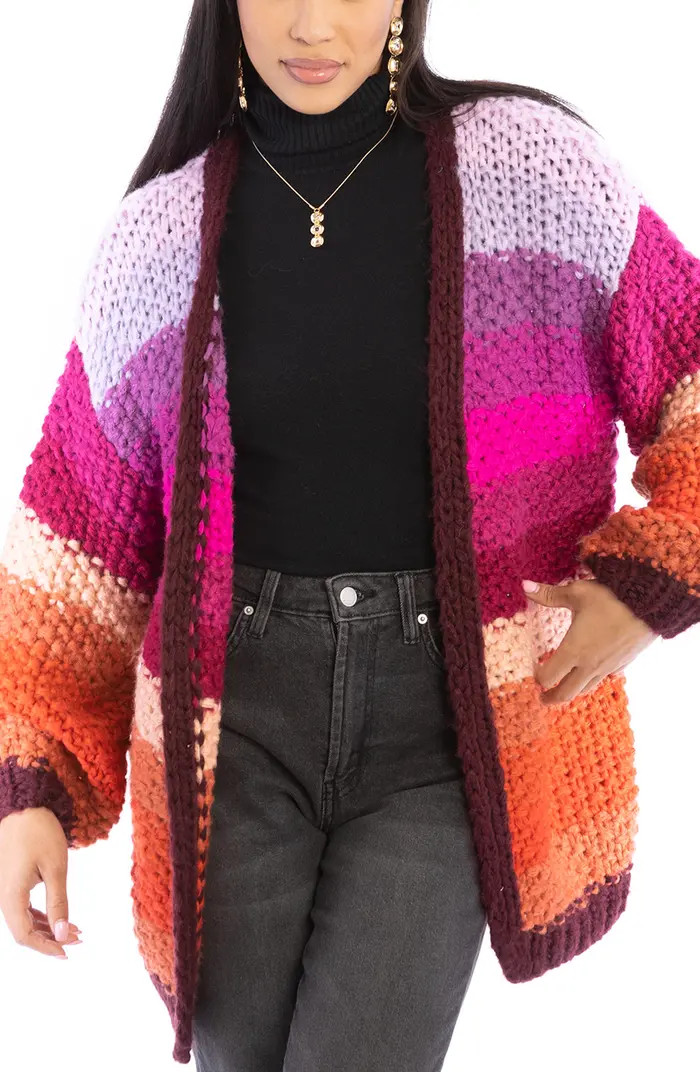 Stripe Knit Cardigan | Nordstrom Rack