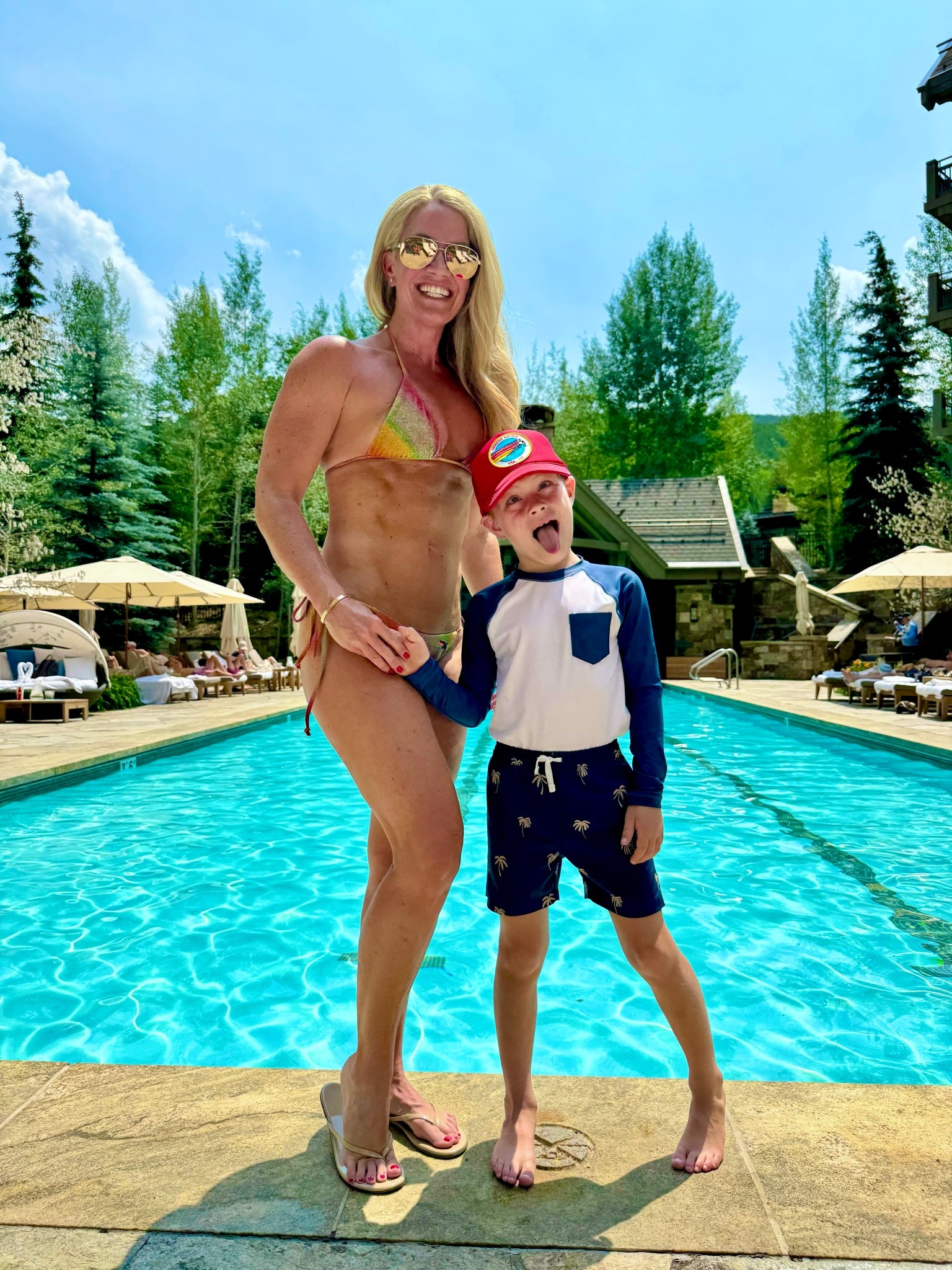 Mountain Pool day! 😎⛰️🫶🏼