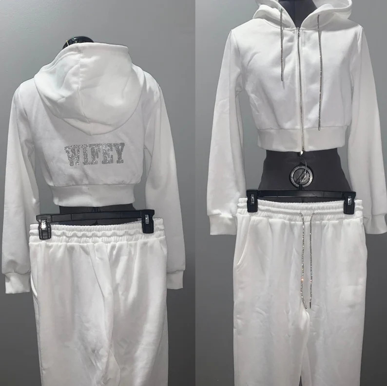 Customized Bridal SweatShirt & Hoodie - Glitter Drawstrings | Etsy (US)