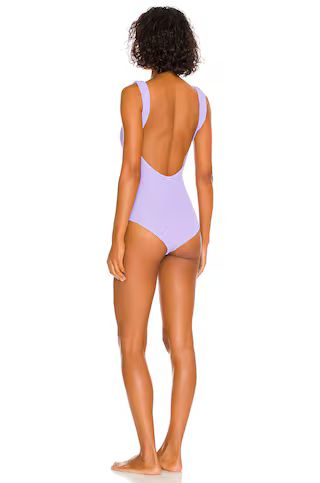 Square Neck One Piece in Lilac | Revolve Clothing (Global)