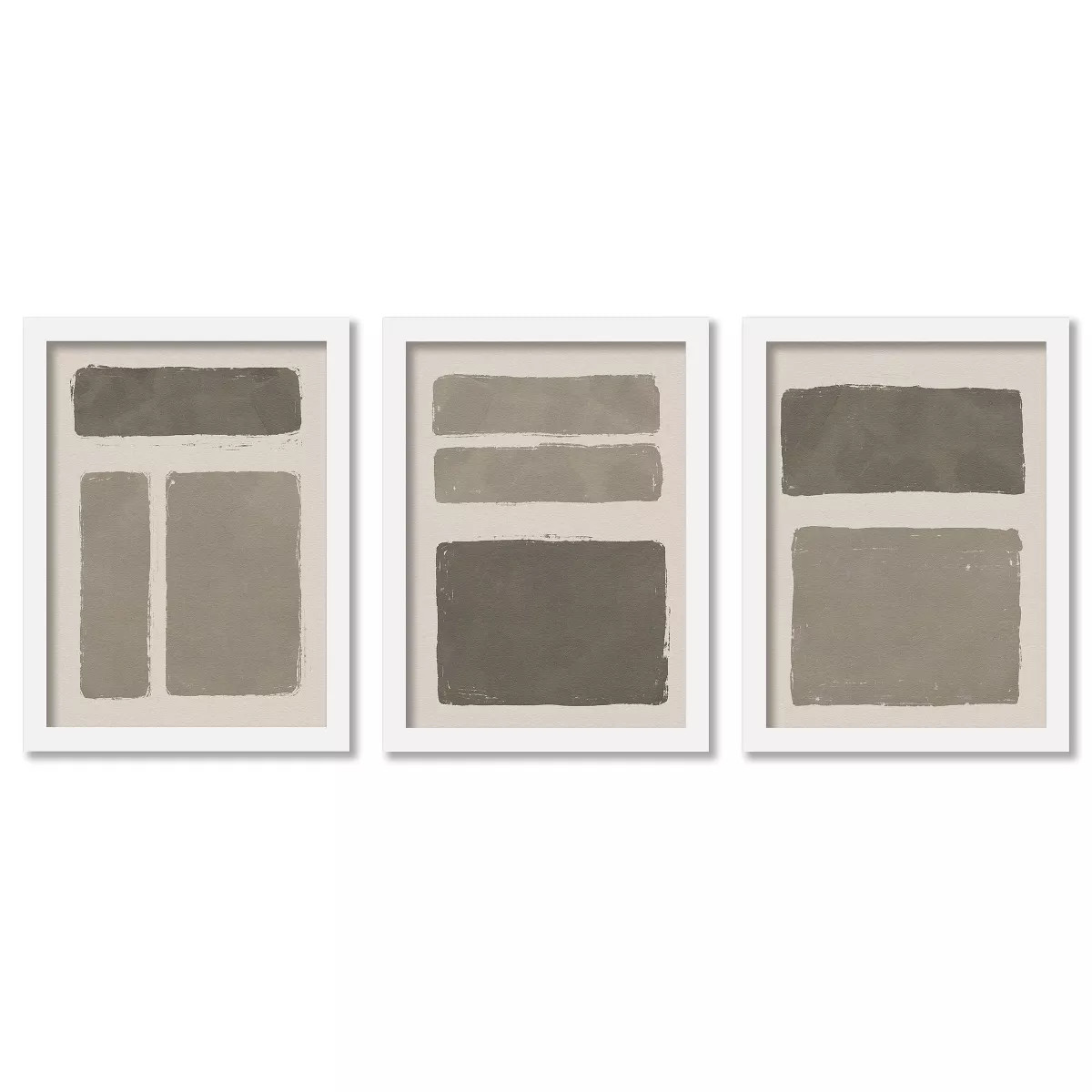 Americanflat Stepping Stones by Jacob Green - 3 Piece Gallery Framed Print Art Set | Target
