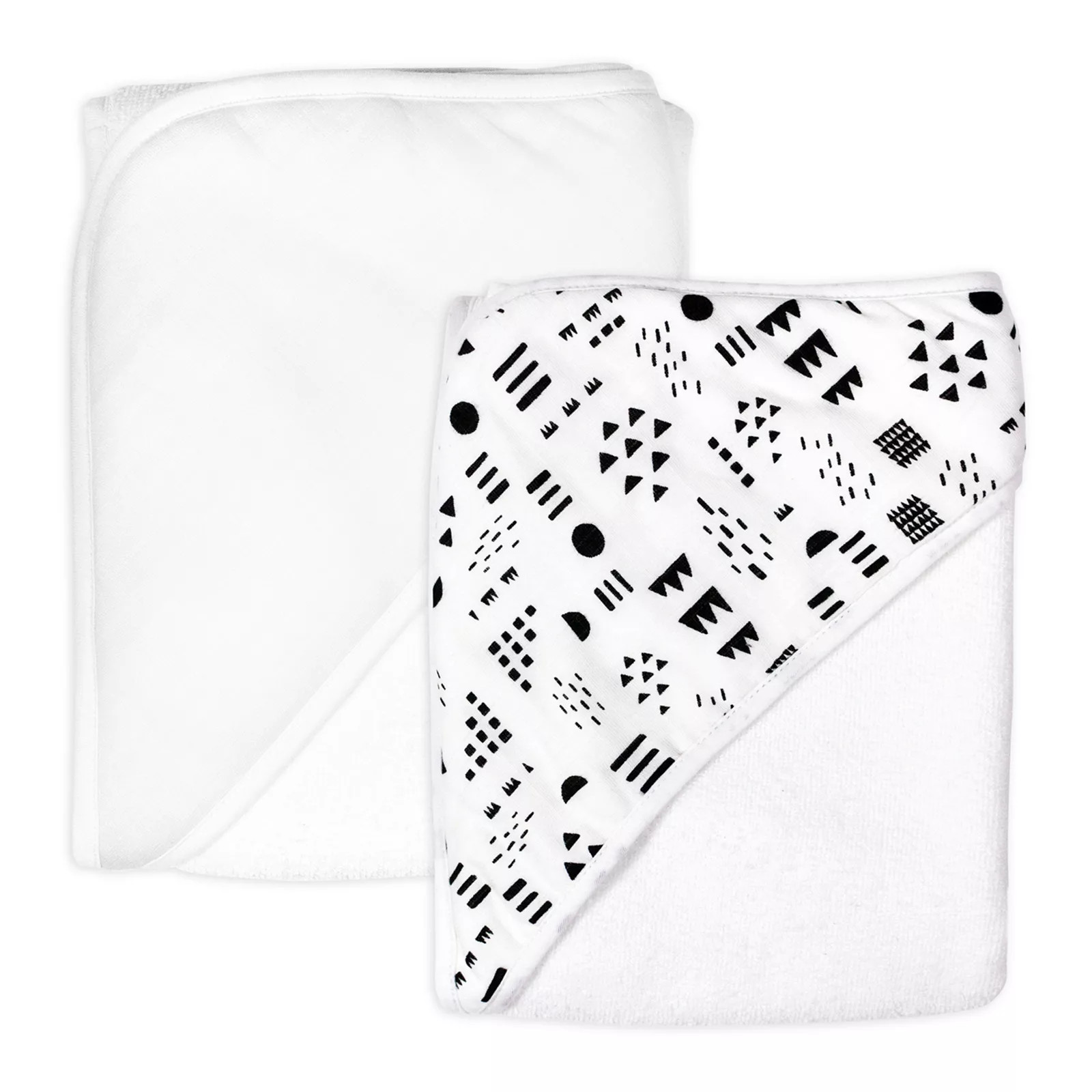 HONEST BABY CLOTHING 2-Pack Organic Cotton Hooded Towels, White | Kohl's