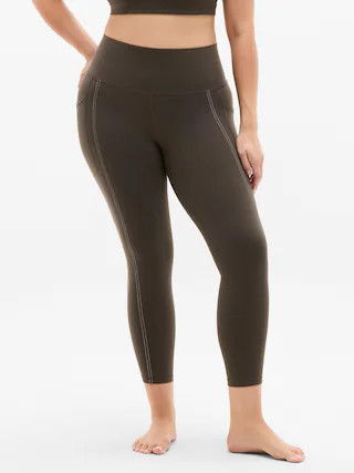 Salutation Stash High Rise Pop Stitch 7/8 Legging | Athleta