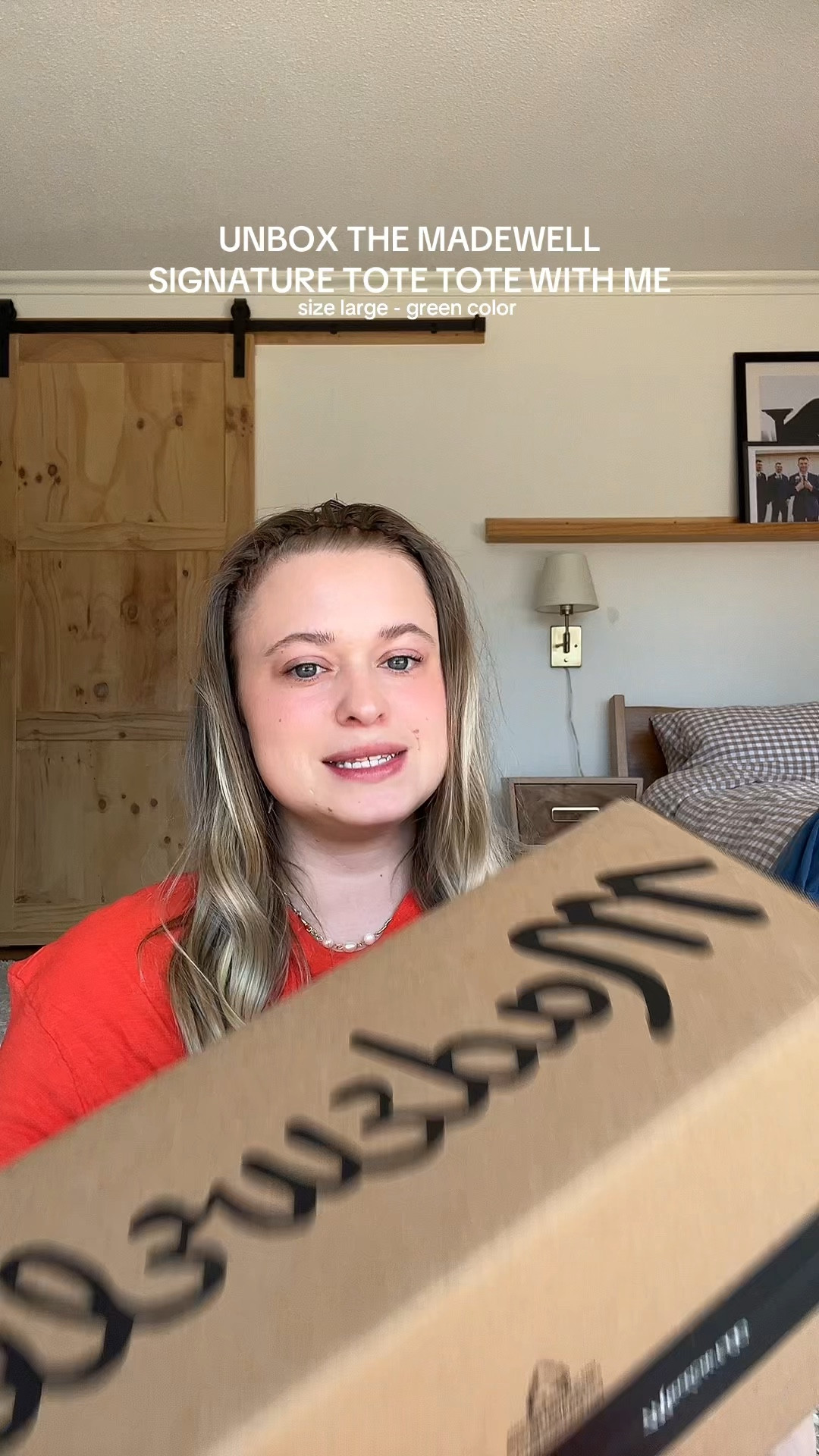 Unbox and try out the Madewell woven large tote with me 💚💚 #madewellbag #unboxingvideo #totebag #madewelltote #signaturetote 