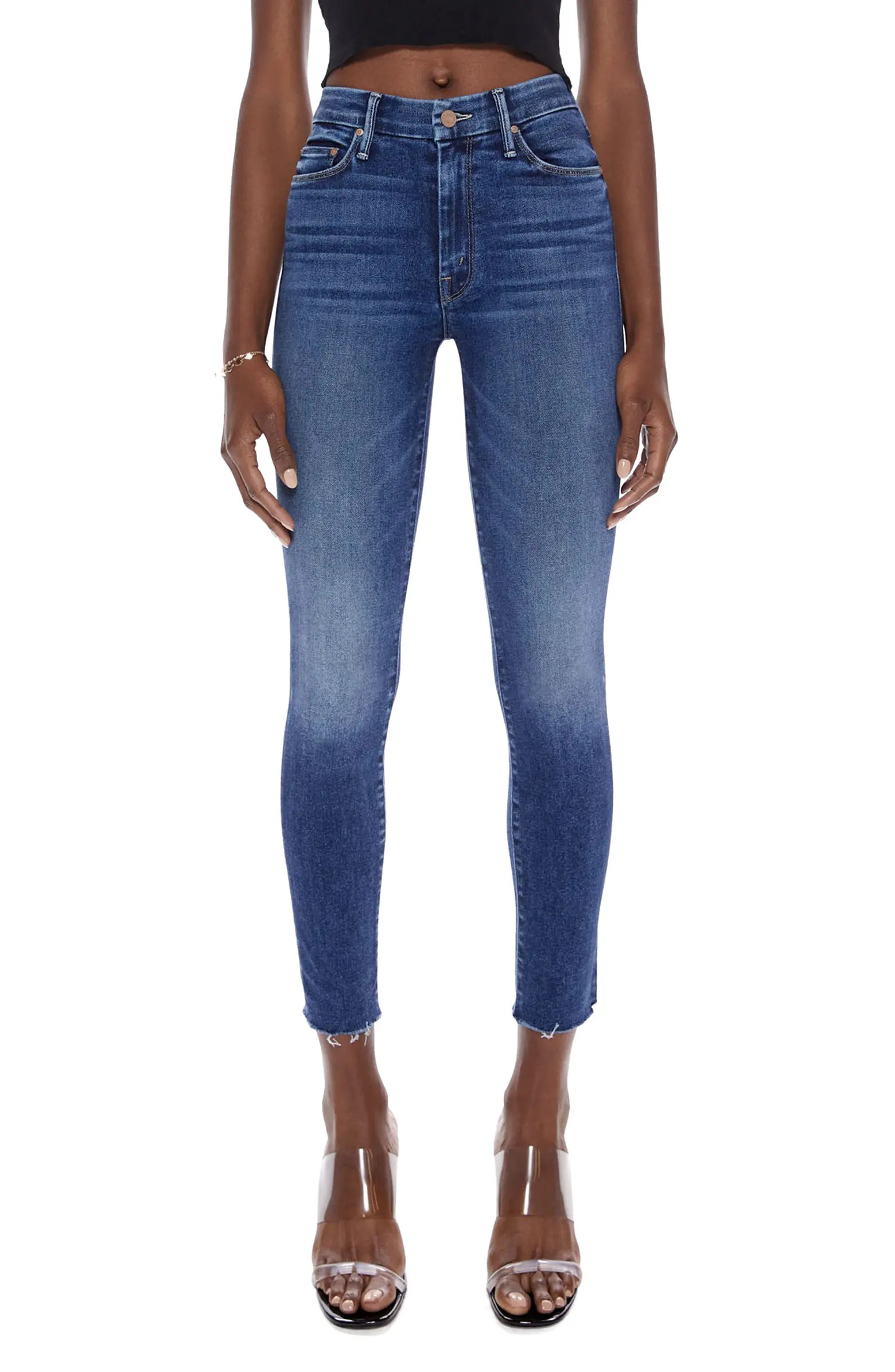 The Looker Fray Hem Ankle Skinny Jeans | Nordstrom