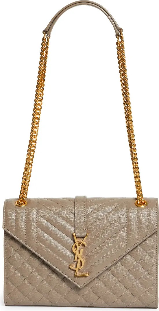 Medium Cassandra Quilted Leather Envelope Bag | Nordstrom