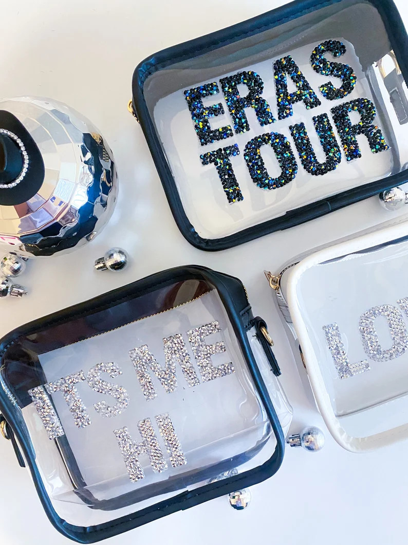 Taylor Swift Concert Bag | Clear Bag | Stadium Approved Bag | Concert Bag | Shoulder Purse | Cust... | Etsy (US)