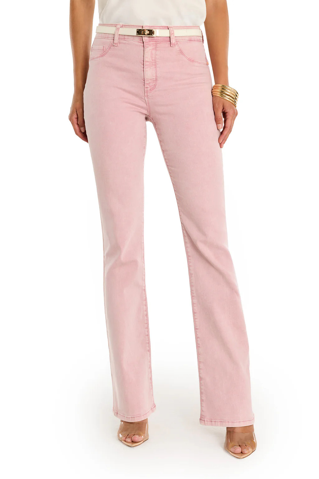 Aria Flare Jean - Blush | The Noli Shop