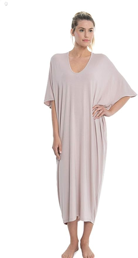 Barefoot Dreams Luxe Milk Jersey Caftan | Amazon (US)