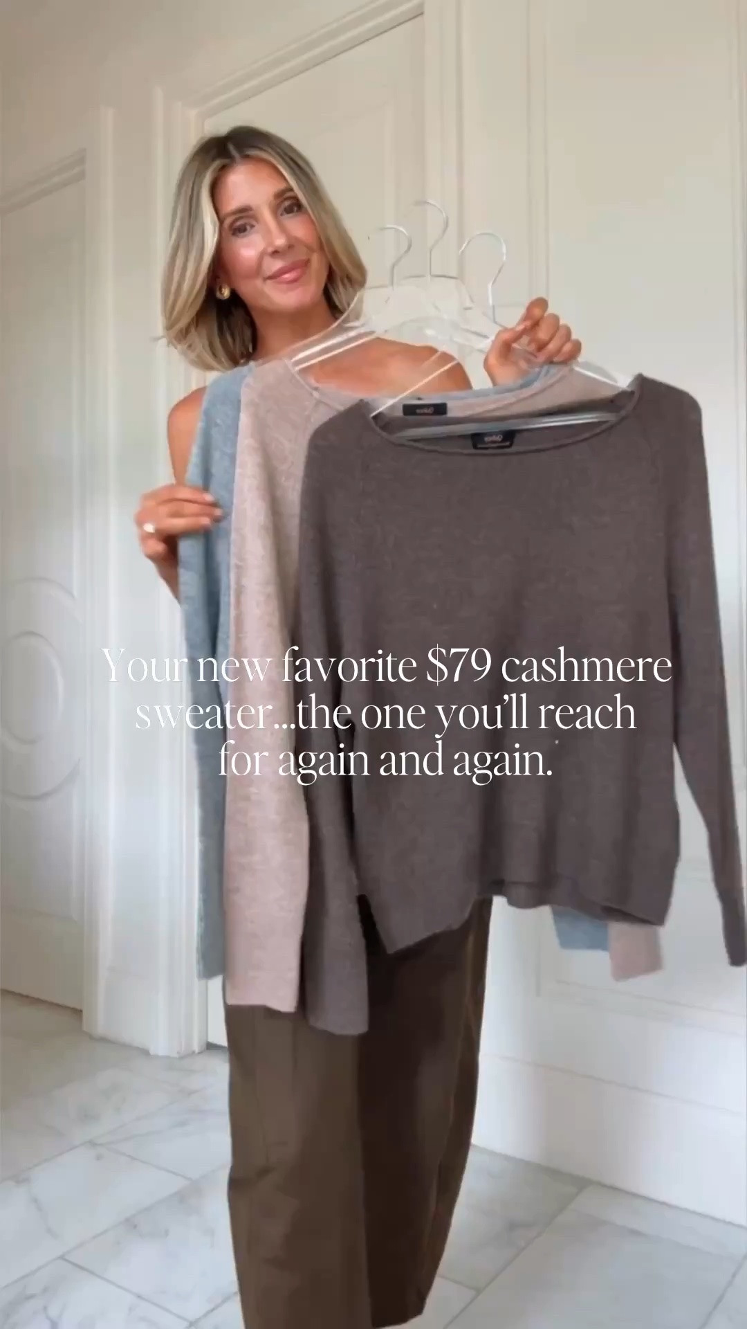 Love this lightweight super soft cashmere sweater. Comes in 5 colors. I'm wearing size small!

#LTKootd #LTKPetite #LTKOver40