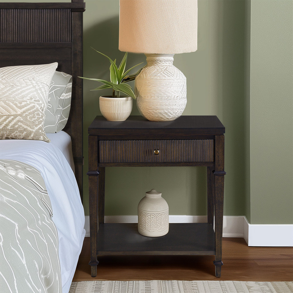 Kenna Nightstand In Dark Coffee | 1stopbedrooms