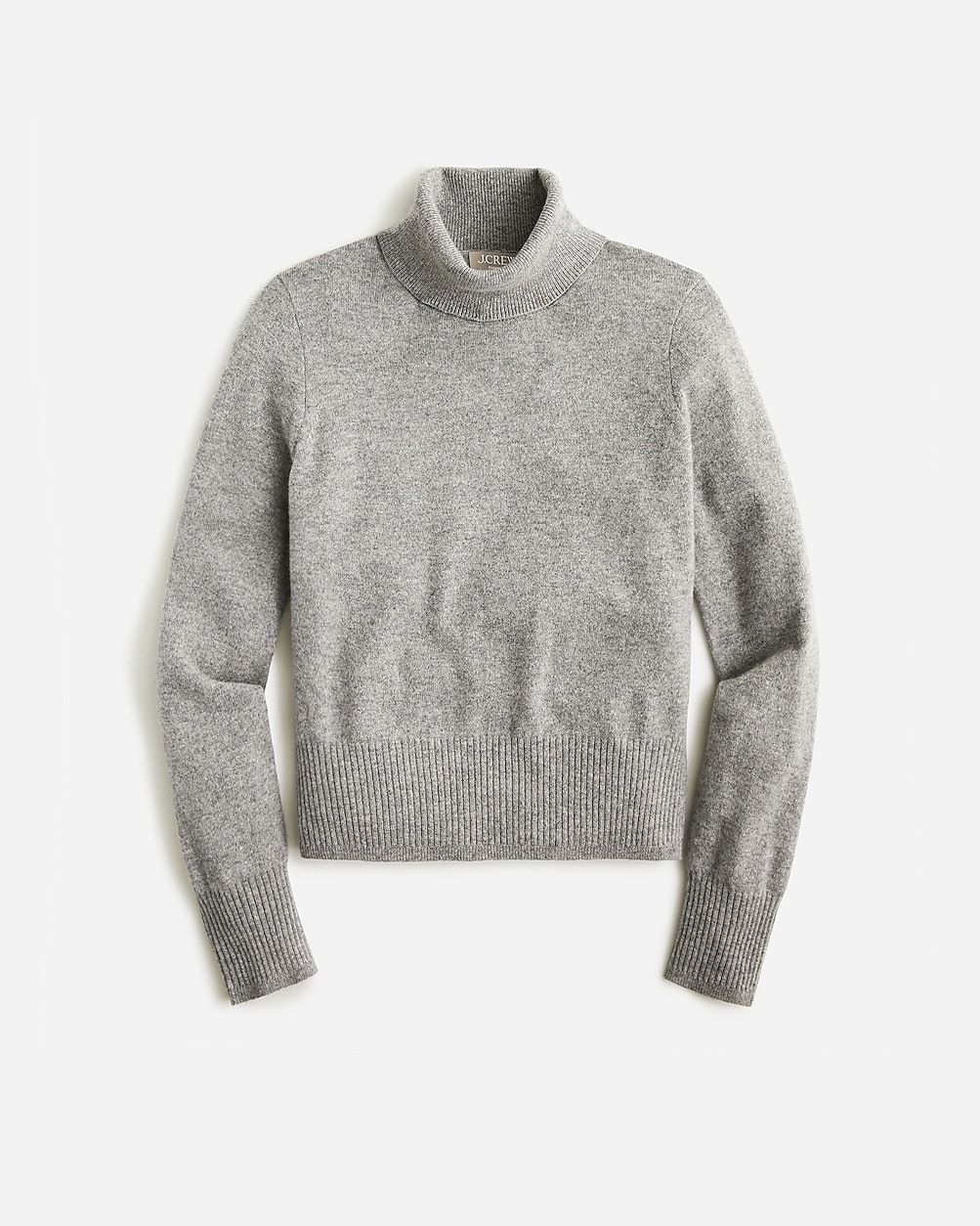 Cashmere shrunken turtleneck sweater | J.Crew US