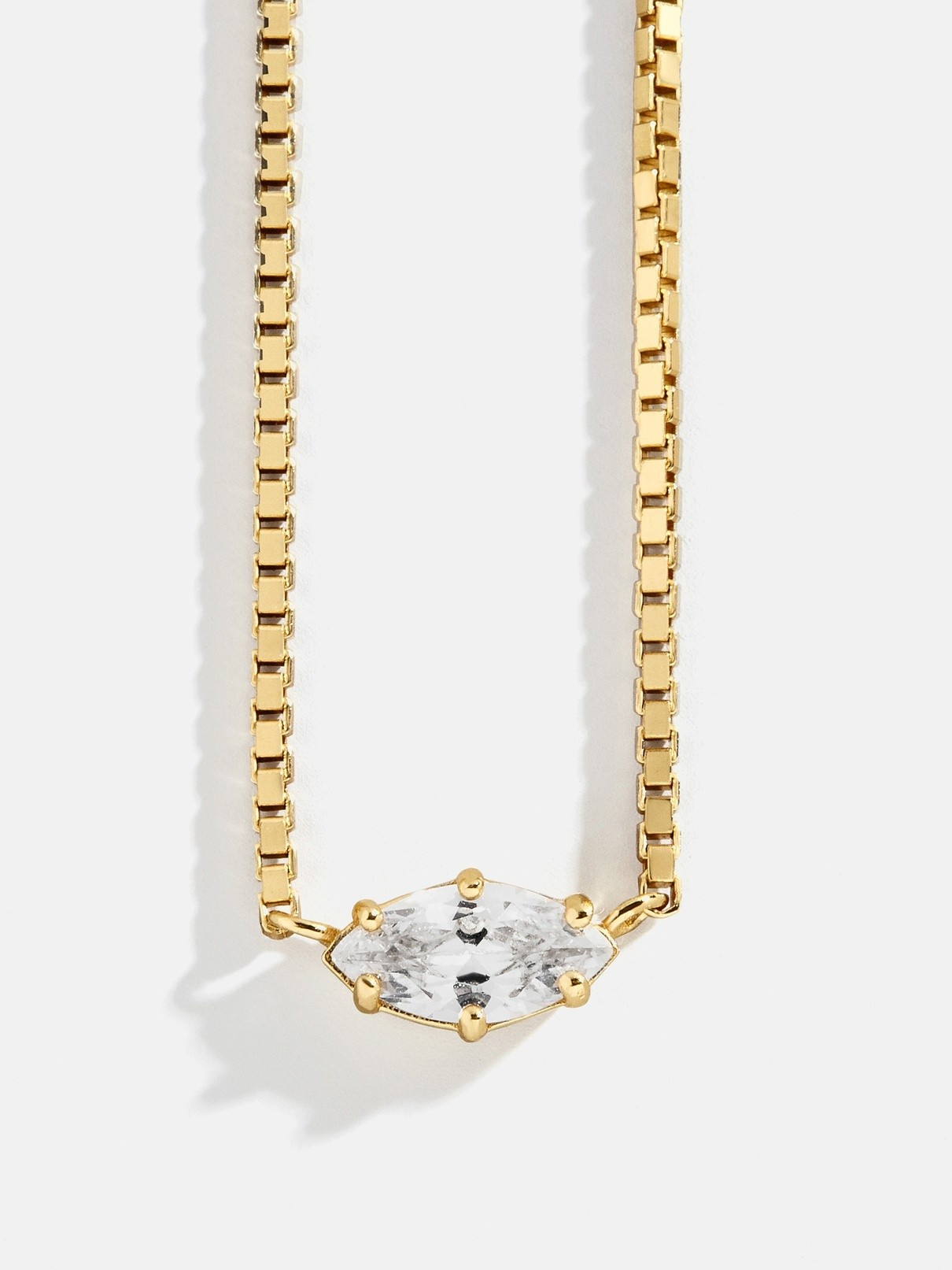 Nascita 18K Gold Birthstone Necklace | BaubleBar (US)