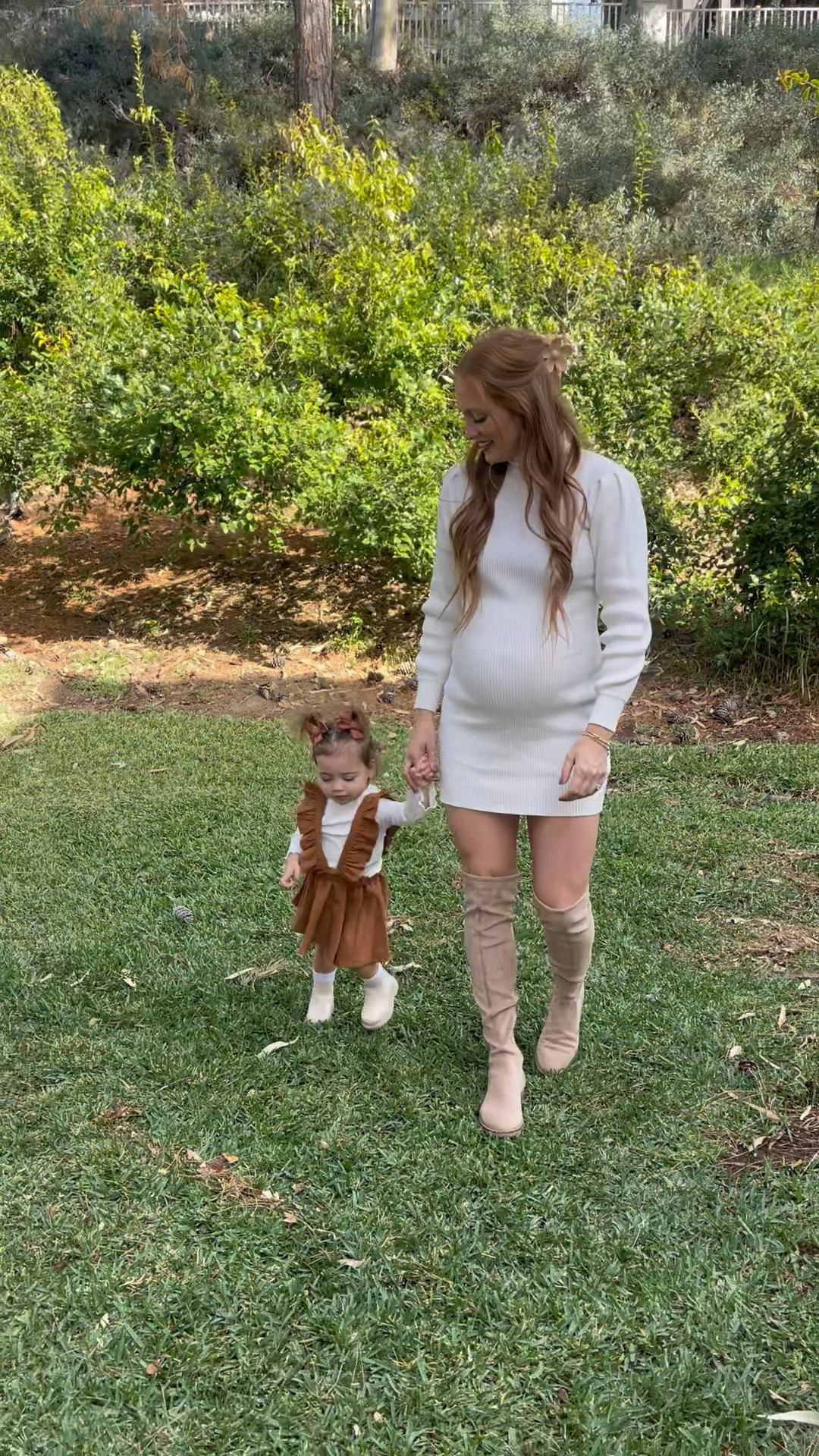 Mom and toddler thanksgiving OOTD. Bump outfit. Sweater dress

#LTKkids #LTKHoliday #LTKbump