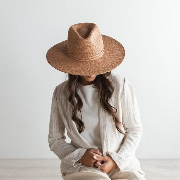 Camila Fedora - Rust | Gigi Pip