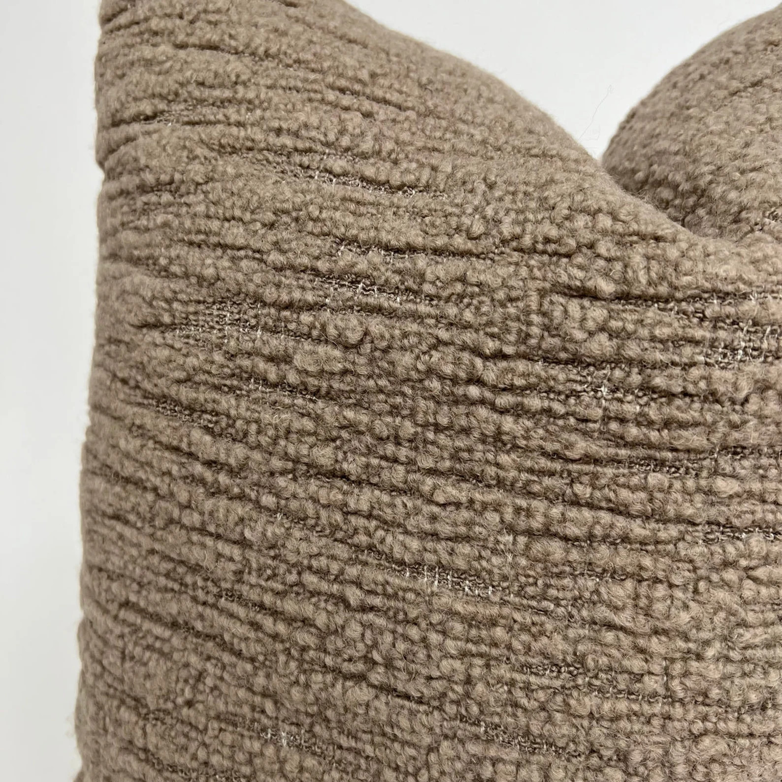 Riccardo Pillow Cover Holly Hunt Pillow Brown Designer Pillow Neutral Pillow Cover Brown Throw Pi... | Etsy (US)