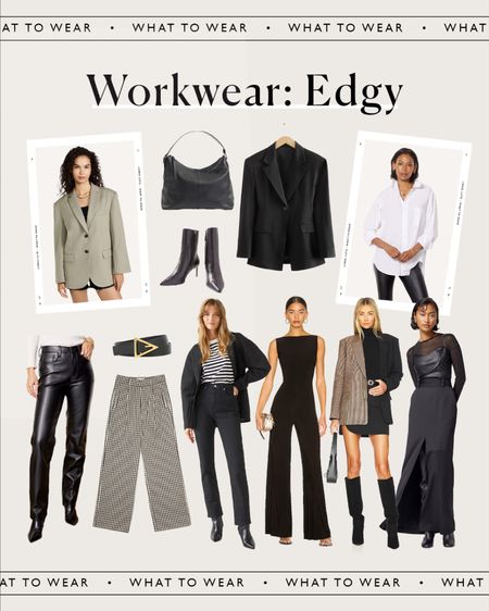 What to wear — workwear — edgy style — Revolve 

#LTKworkwear #LTKFind #LTKstyletip