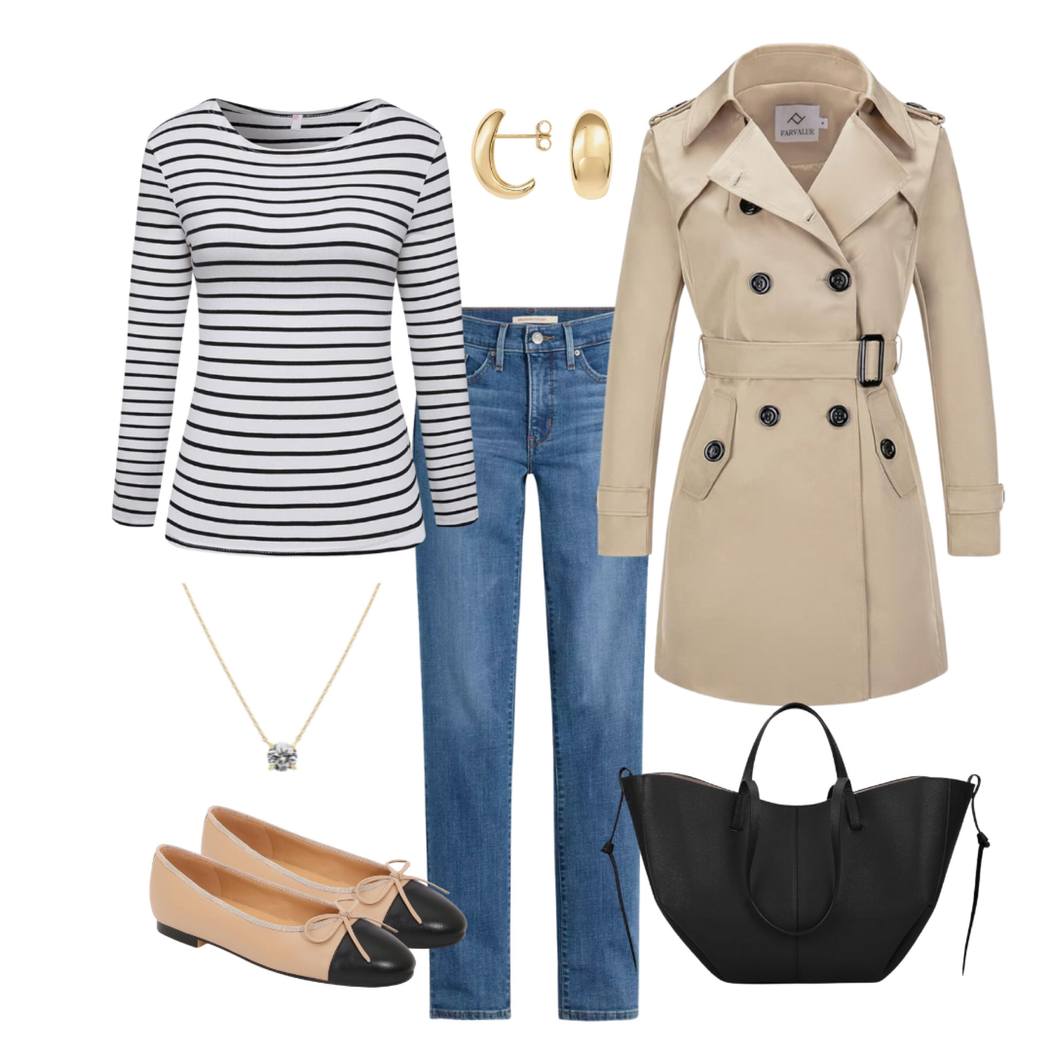 French Style On A Budget: Amazon Mini Capsule Wardrobe + Outfits