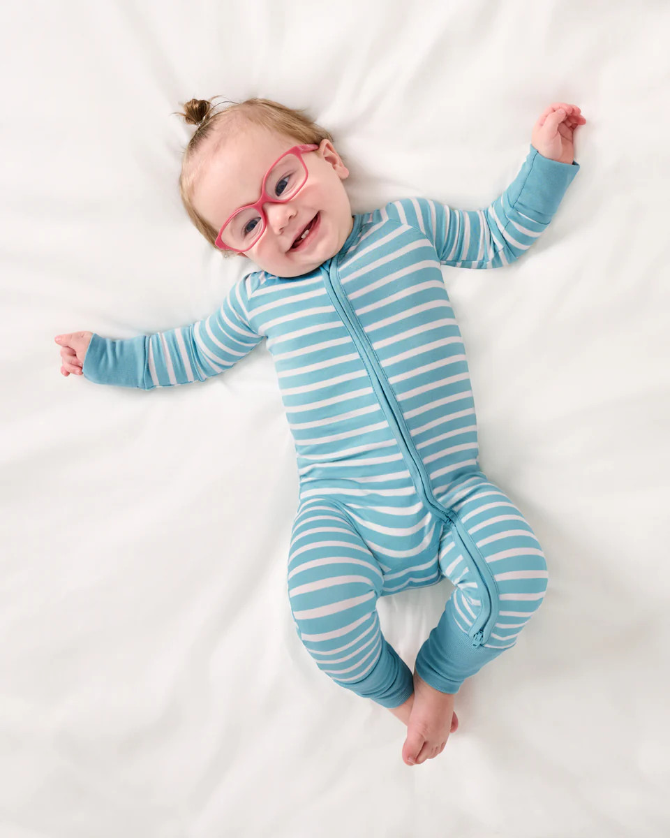 Dockside Stripe Zippy | Little Sleepies