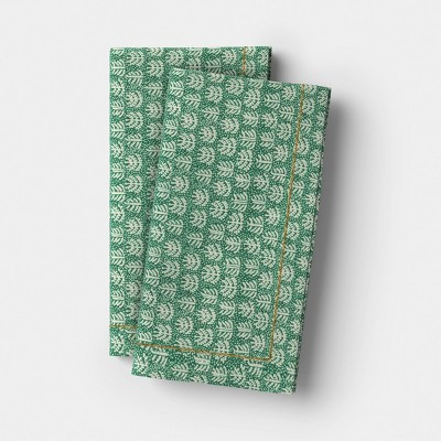 2pk Trees Napkins Green - Threshold™ | Target