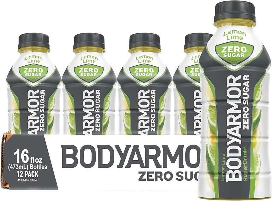 BODYARMOR ZERO Sugar Lemon Lime, Sugar Free Sports Drink - Low-Calorie Hydration - Natural Flavor... | Amazon (US)