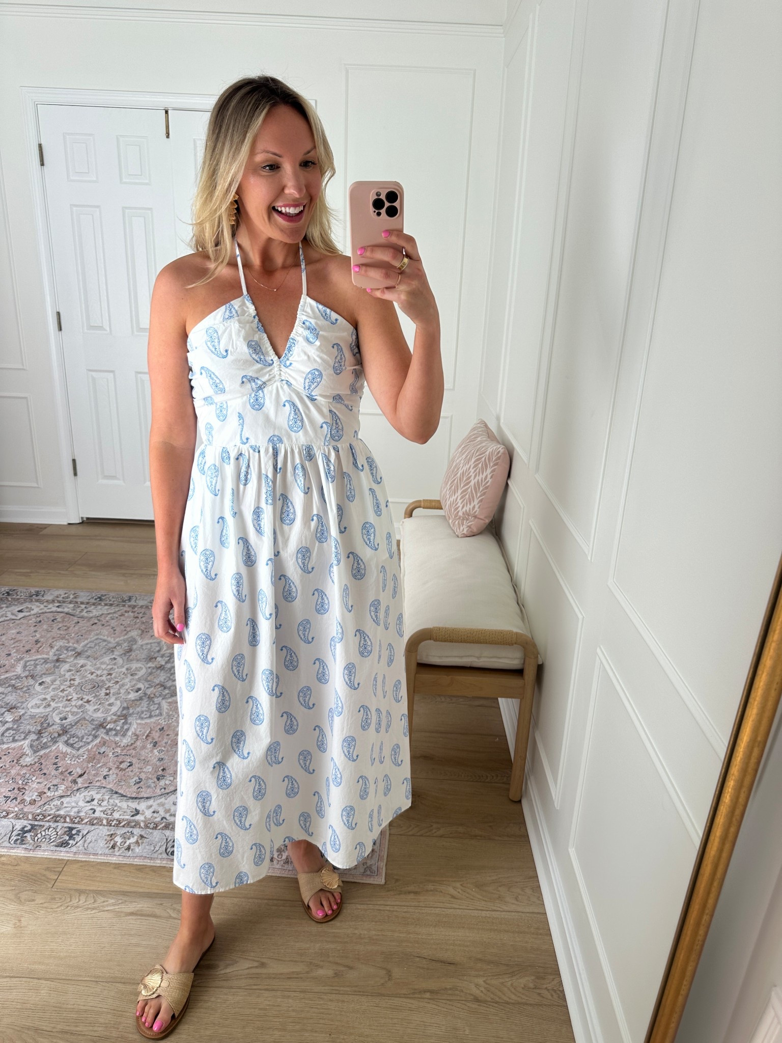 This dress comes in a few other colors but I’m also loving this blue and white one! Wearing a med - vacation outfit - graduation party outfit 

#LTKSeasonal #LTKSaleAlert #LTKStyleTip