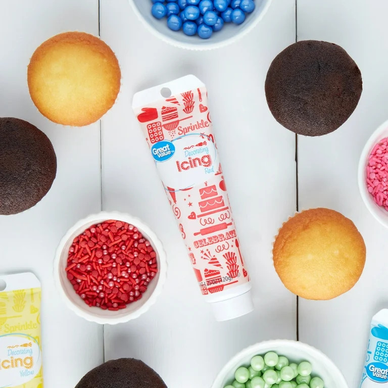 Great Value Red Decorating Icing, 4.25 oz | Walmart (US)