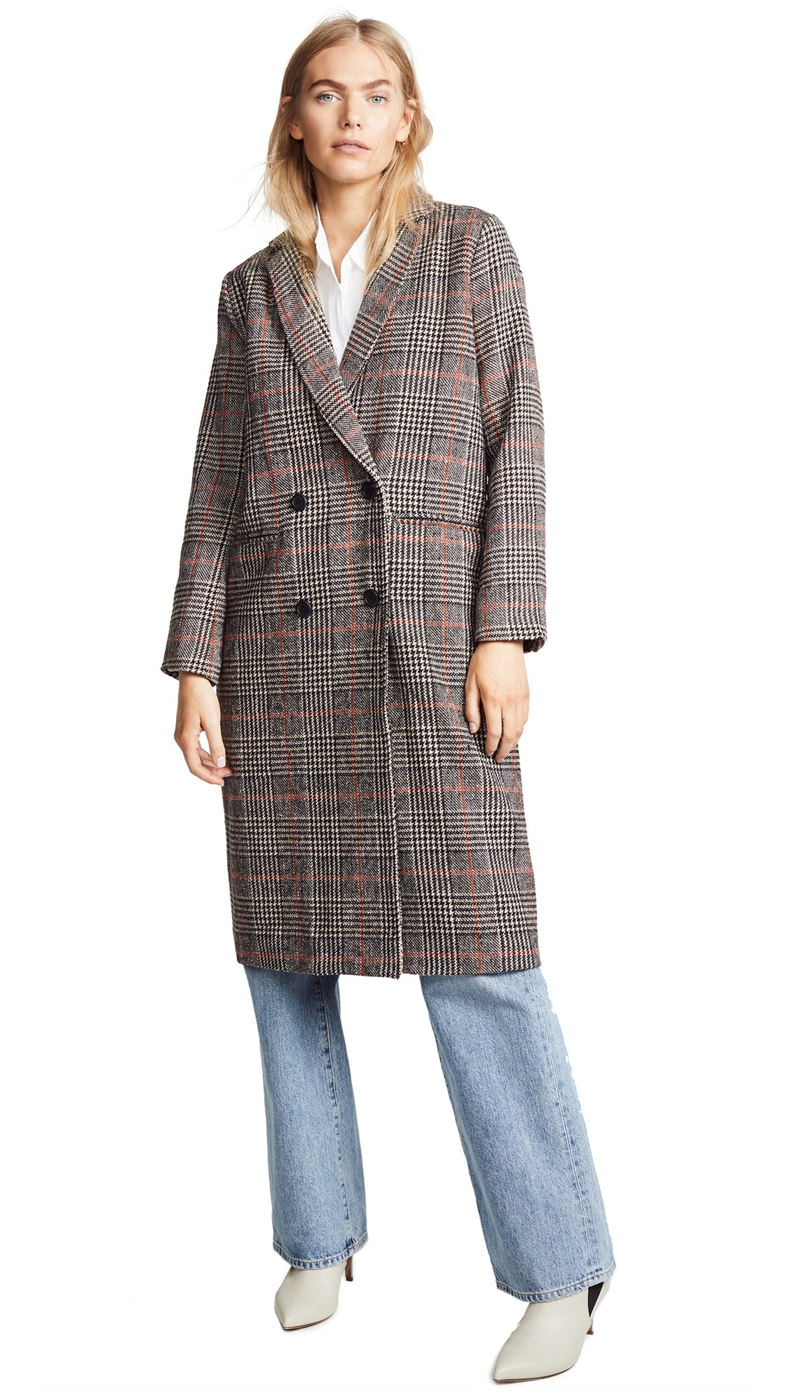 cupcakes and cashmere Adi Plaid Duster Jacket | Shopbop