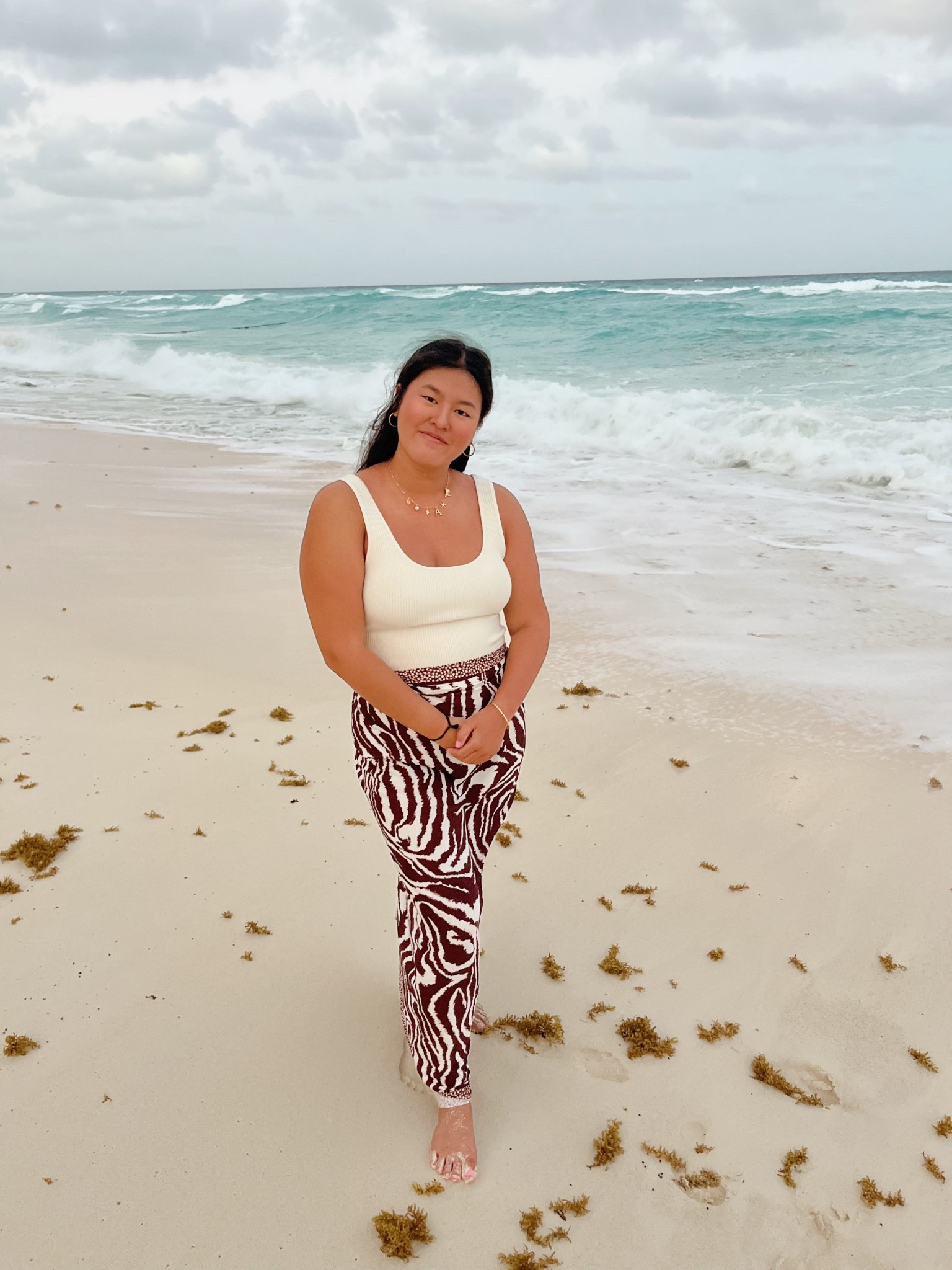 My vacation outfit for dinner in Cancun. This sarong is perfect  for the pool and for dinner. Everything is from Amazon 🤎

#LTKTravel #LTKSaleAlert #LTKStyleTip