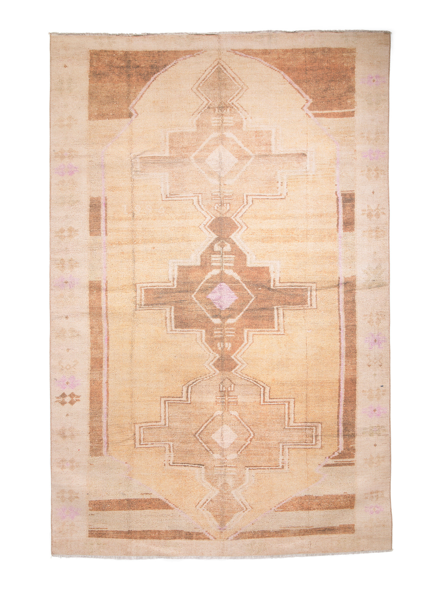 Made In Turkey 6x9 Cotton Blend Bohemian Vintage Look Area Rug | TJ Maxx