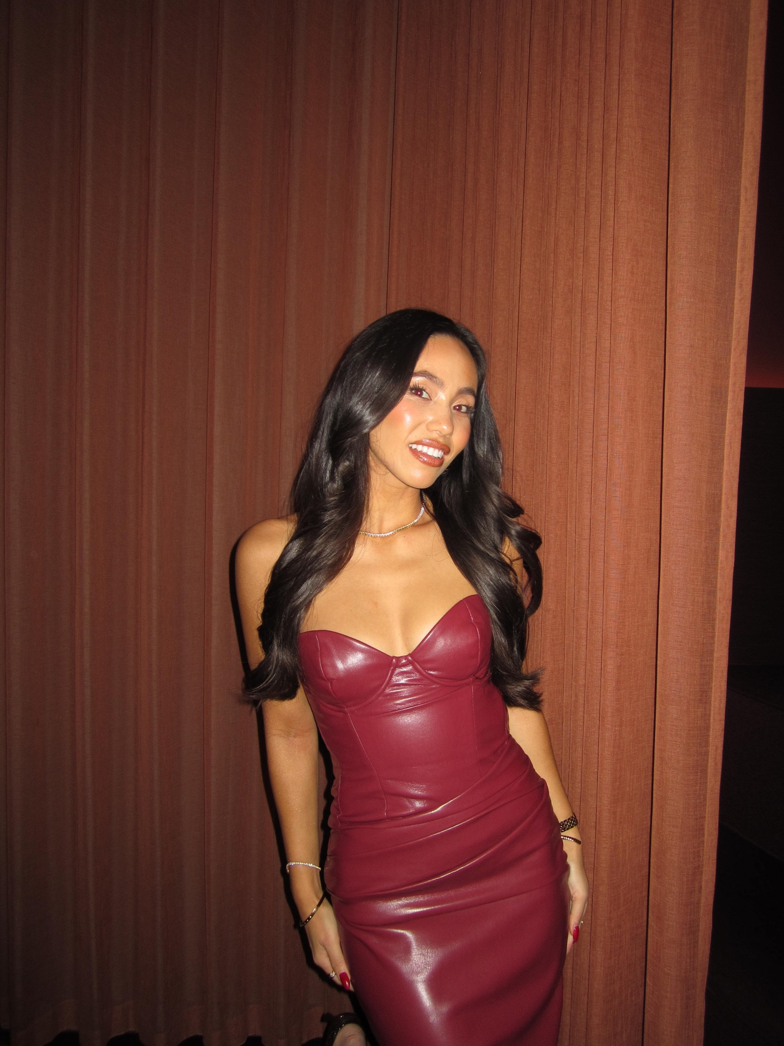 Burgundy birthday celebrations 🍷🍒💋 wearing House of CB Juliana Cabaret Vegan Leather Dress, similar linked below, styled with iconic Burgundy sling backs 

#LTKautumn #LTKstyletip #LTKpartywear
