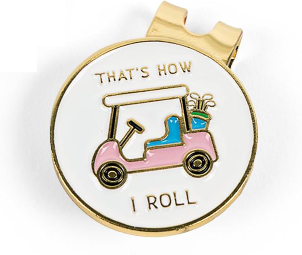 Golf Women's Ball Marker Hat Clip, Womens Golf Accessories, Magnetic Golf Ball Marker, Golf Bag A... | Amazon (US)