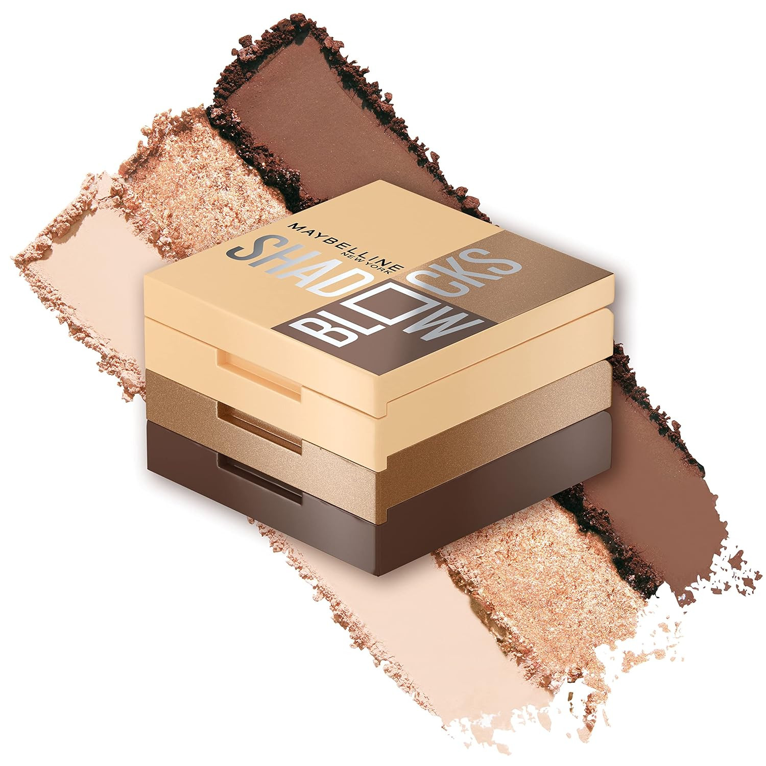 MAYBELLINE New York Shadow Blocks Shadow Blocks Eyeshadow Palette, Stacked Eye Shadow Trio, North... | Amazon (US)