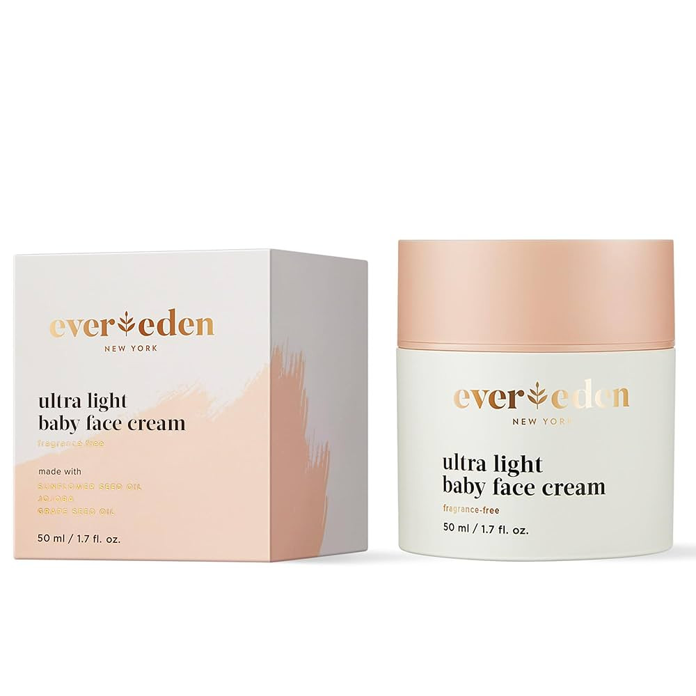 Evereden Ultra Light Baby Face Cream, 1.7 oz | Clean Baby Care | Non-toxic and Fragrance Free Moi... | Amazon (US)